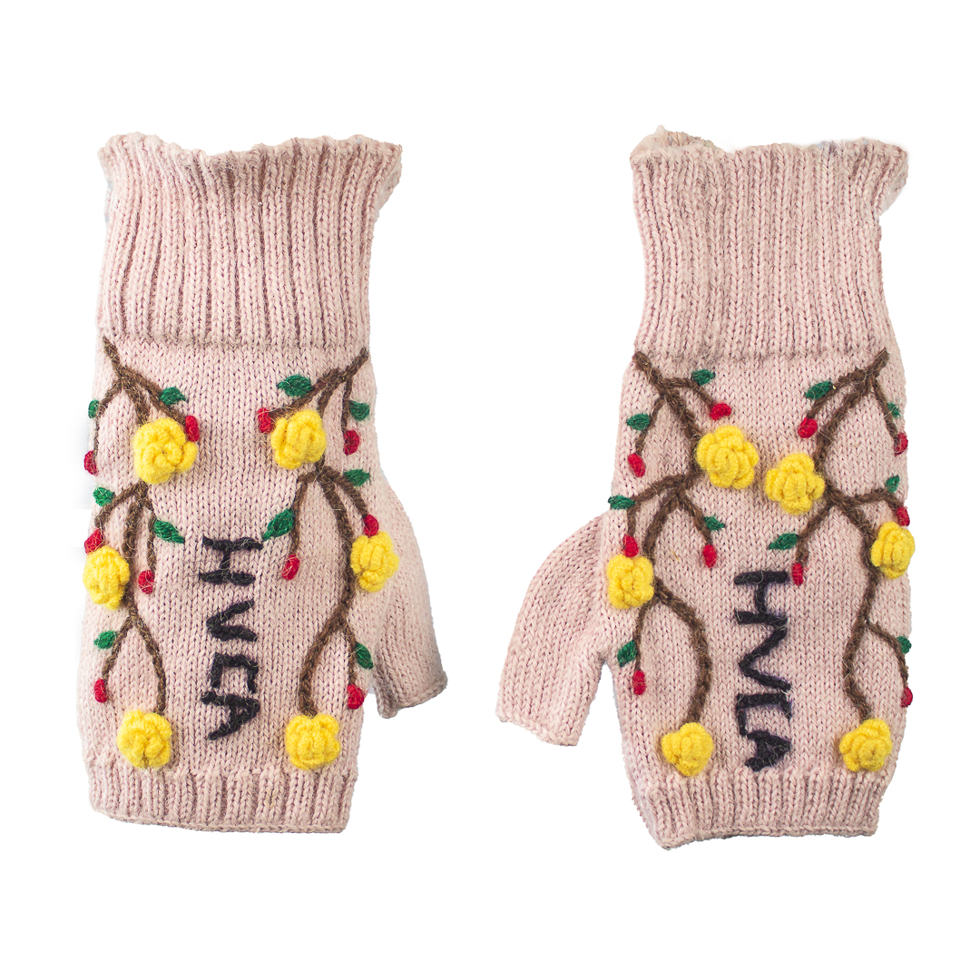Manopla / Guantes bordado